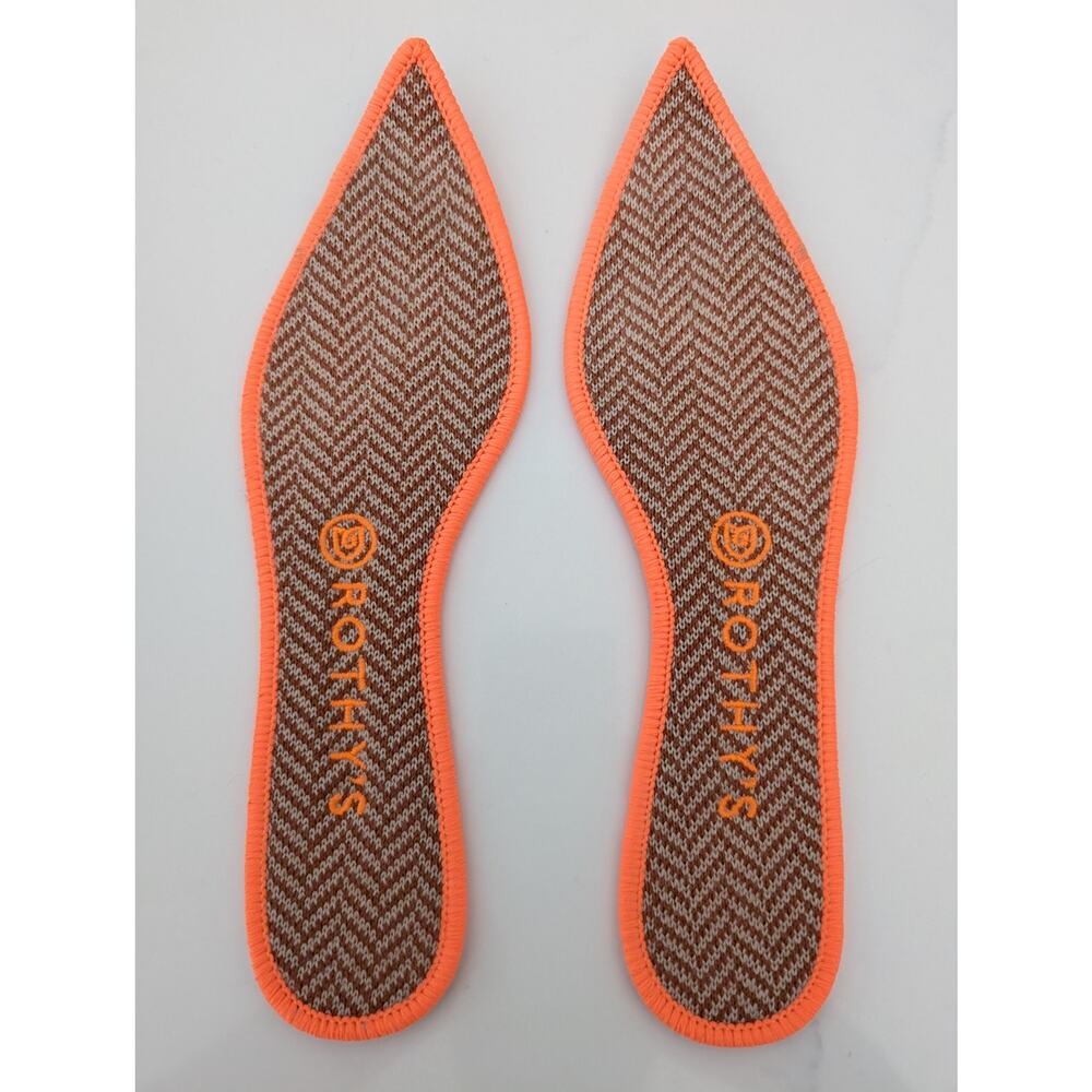 Limited Edition Rothy's The Point - Camel Herringbone Knit Wool (8.5) Retired - Picture 10 of 10